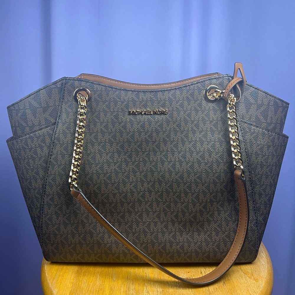 Michael Kors Brown Shoulder Bag - Picture 1 of 15